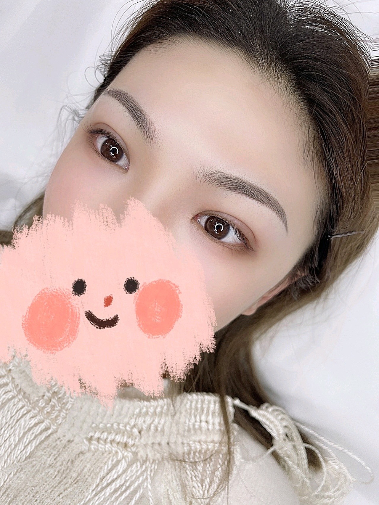 第一次纹眉选择了轻羽眉,不仅仅是被推荐.