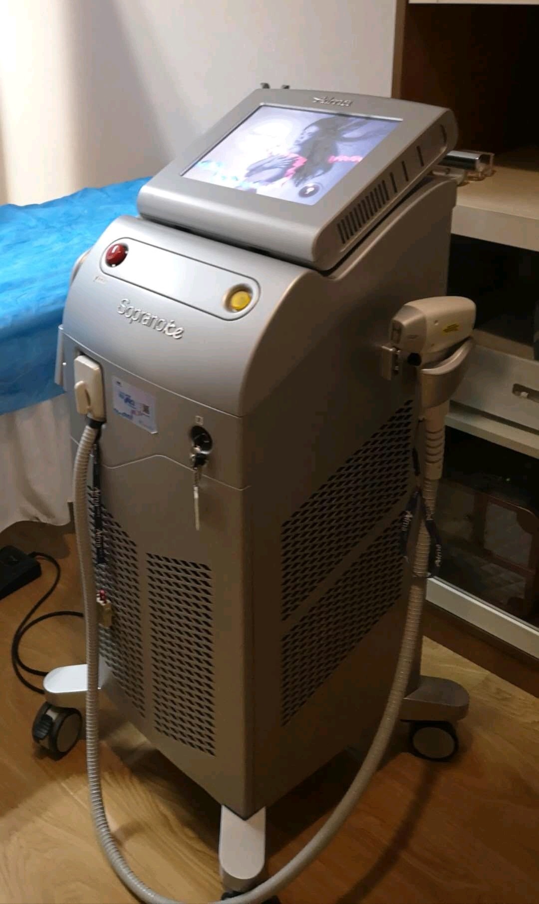 脱毛仪器是飞顿的超冰仪器,说是接触到脱毛部位时,是_圈子-新氧美容