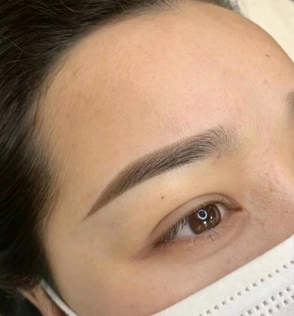 照片雾眉20天变化图同德广场纹眉中式雾眉雾眉高清图片雾眉图案大全