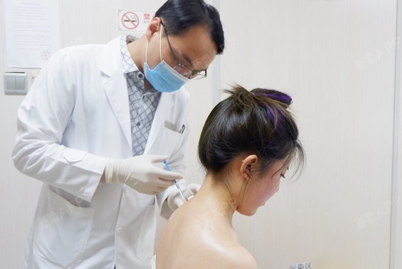 北京注射瘦肩肌好不好_效果图_我就是鸽子注射瘦肩肌术后第4天_新氧