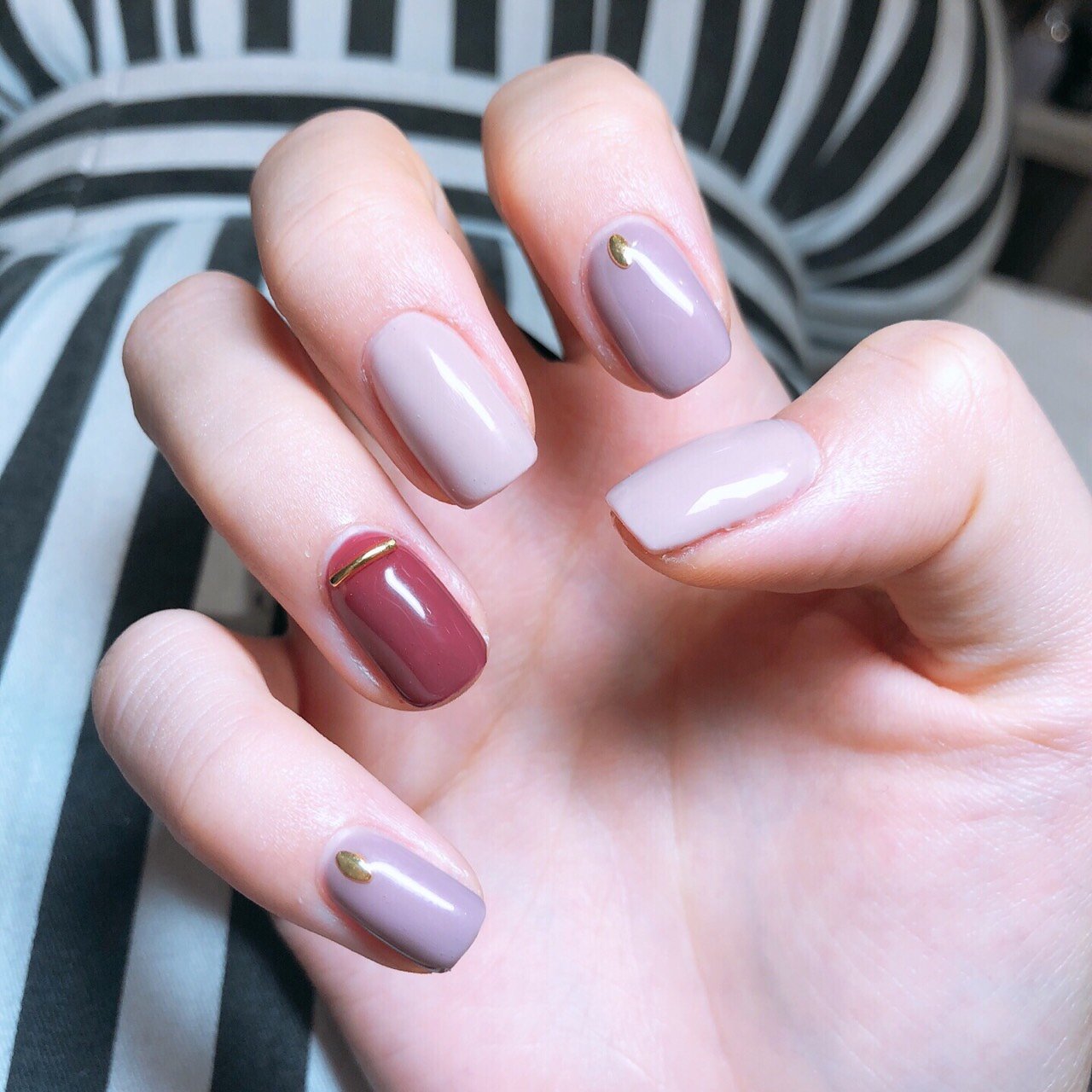 莫兰迪色系美甲真的太太太太太好看啦!