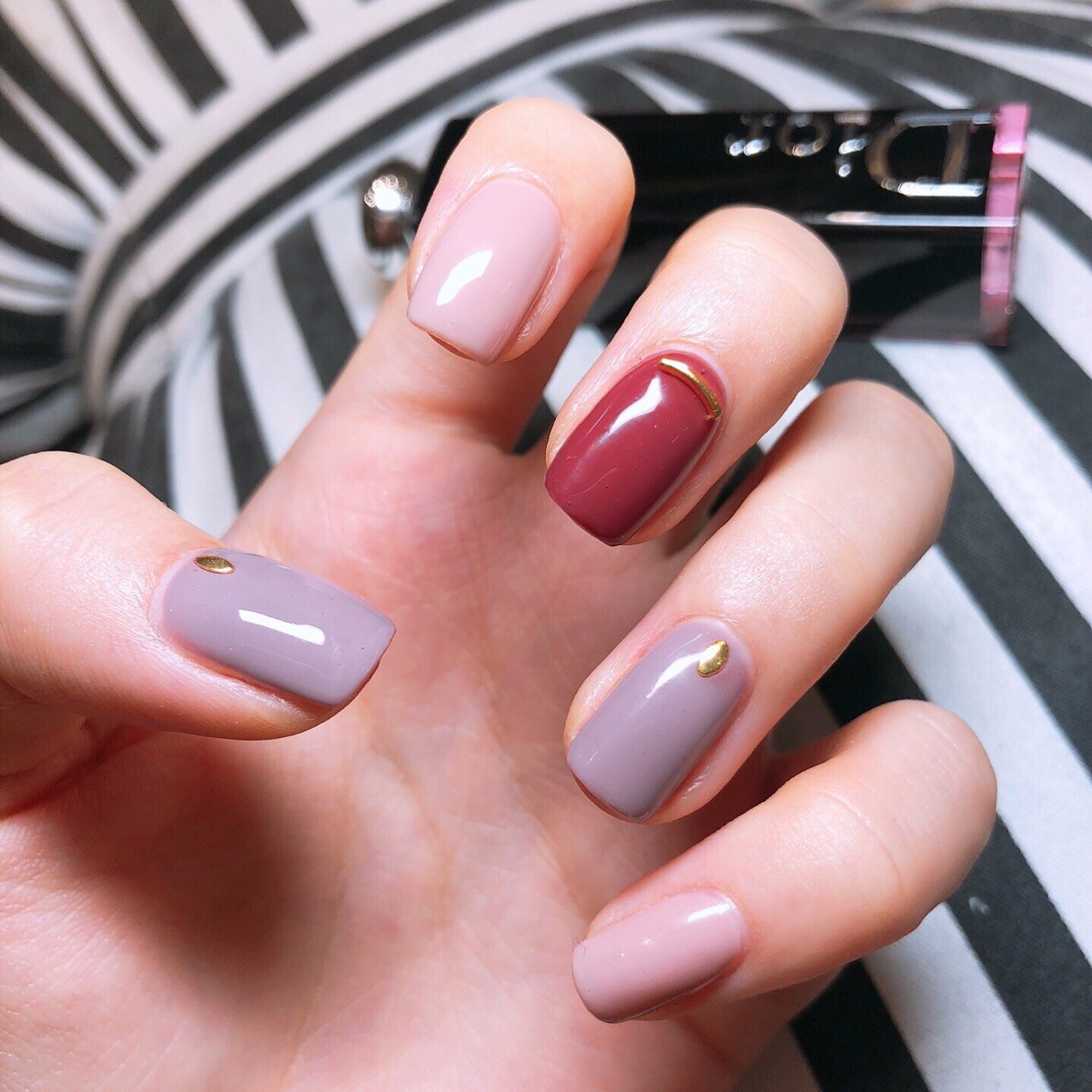 莫兰迪色系美甲真的太太太太太好看啦!