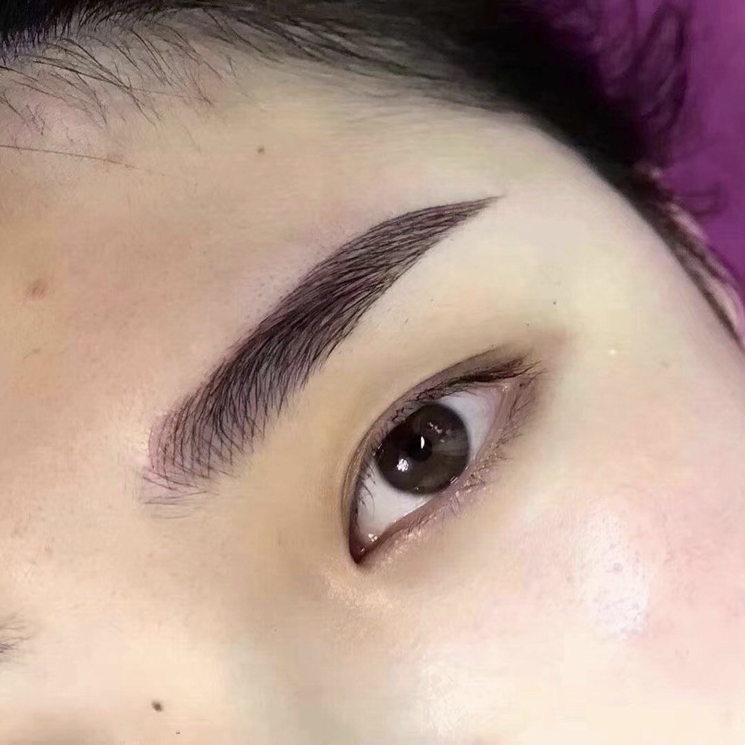 时下流行的半永久海藻眉你还没做吗?