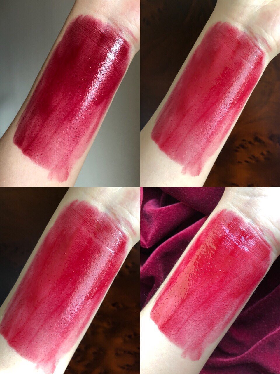 口红试色阿玛尼红管唇釉201