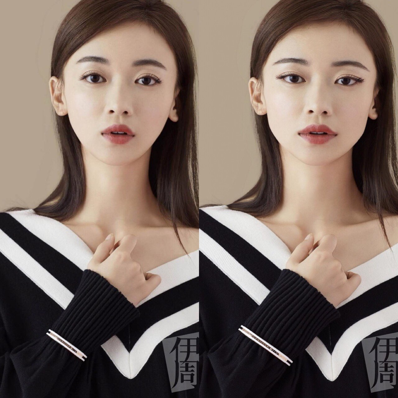 影响面部量感的第三个因素——面部重心面部重心跟脸