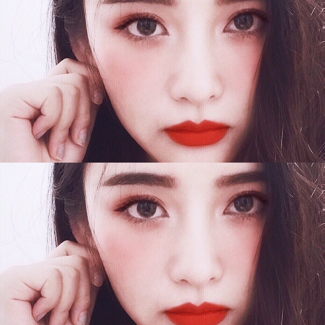 琉花仿妆日杂风秋冬妆容