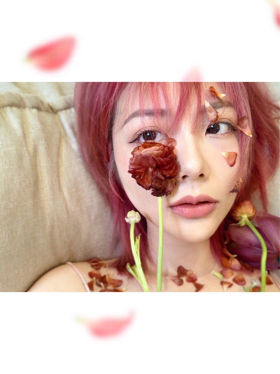 测评彩妆|温柔樱花妆容粉色系初恋妆