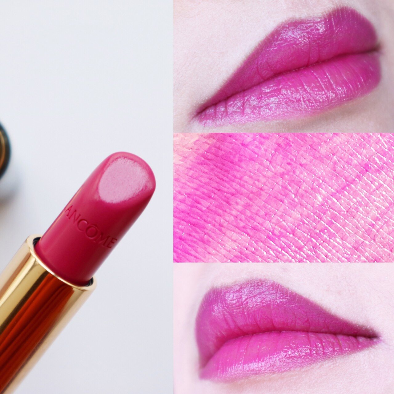 兰蔻新菁纯柔润唇膏,这丝亮质地367色号