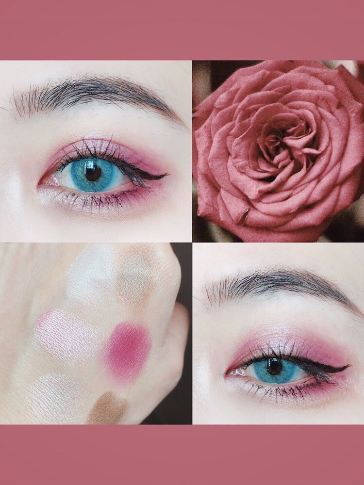 妆容分享春天温柔的日常沙漠玫瑰妆仙女必学