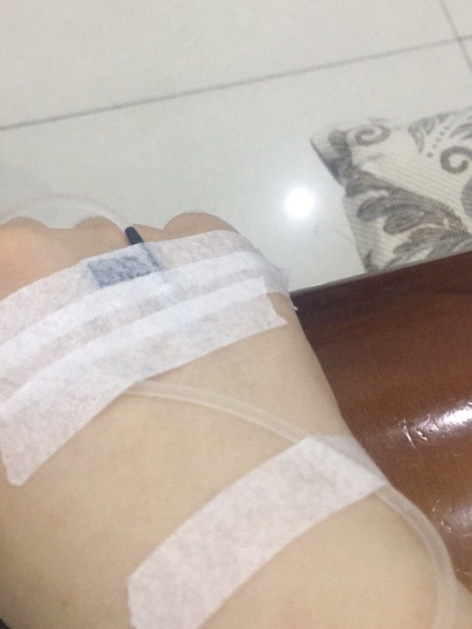 继续输液