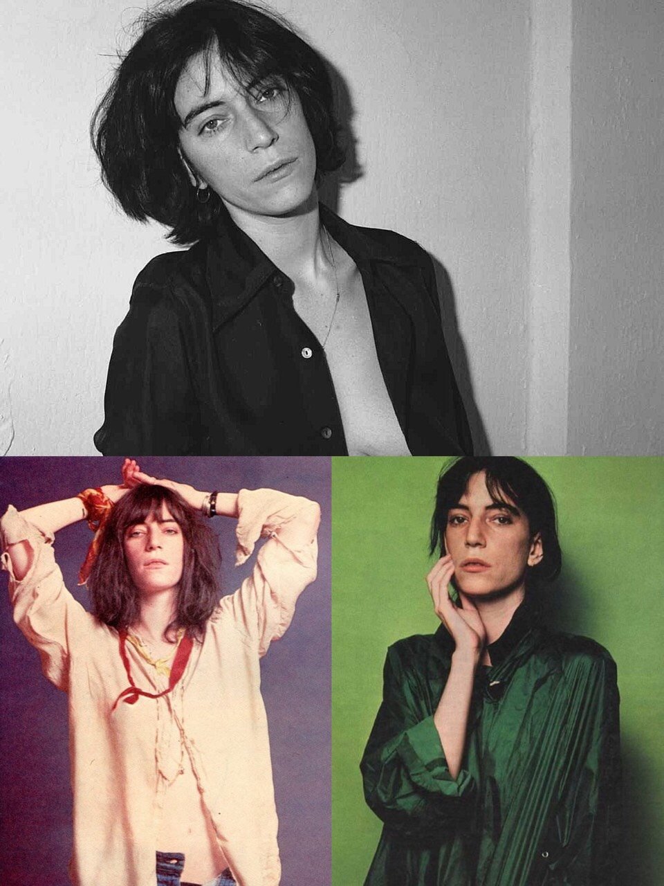 灵感偶像patti smith#高美商穿搭