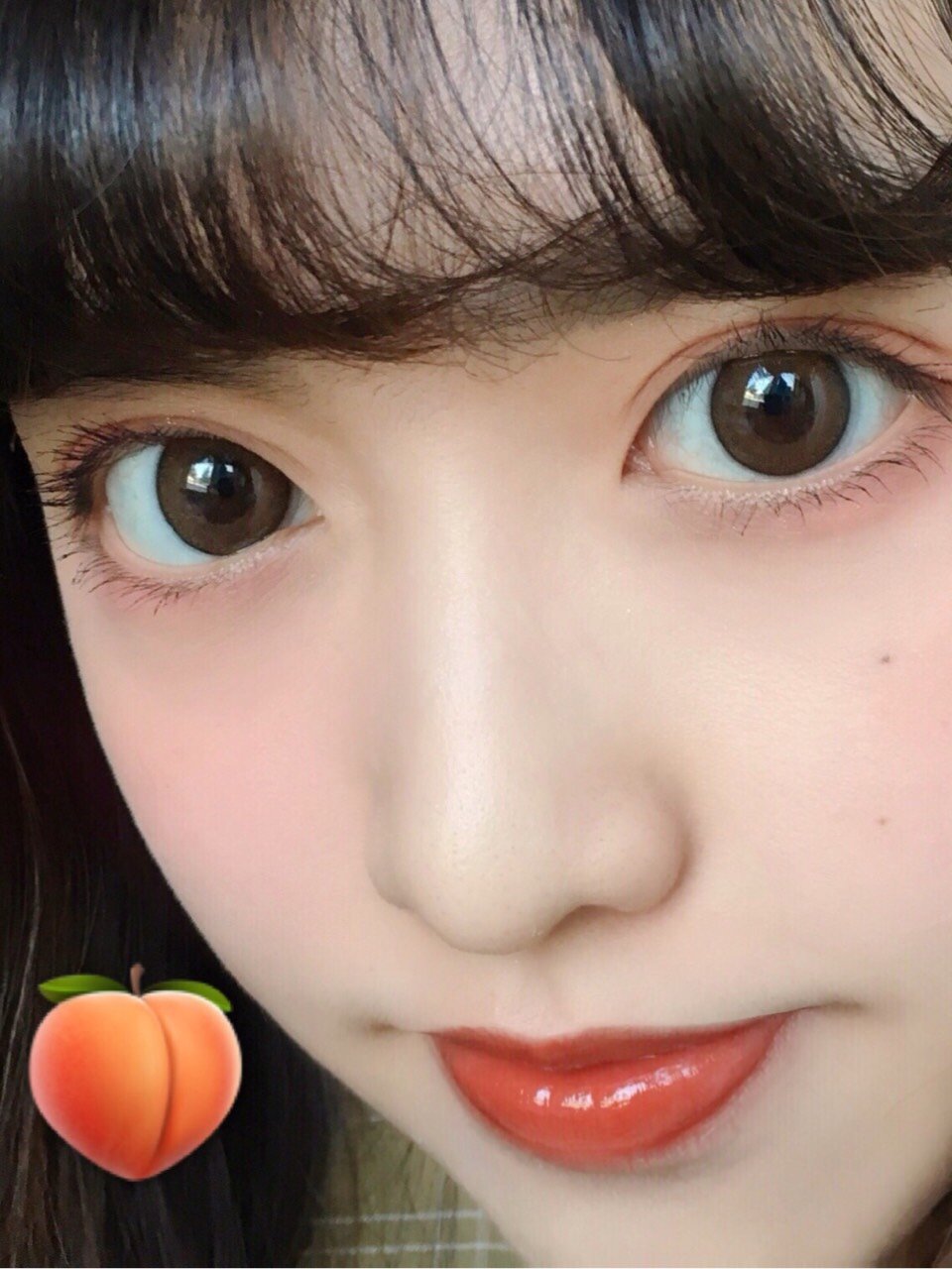 我有一张蜜桃恋爱脸#超喜欢水蜜桃色的妆容!