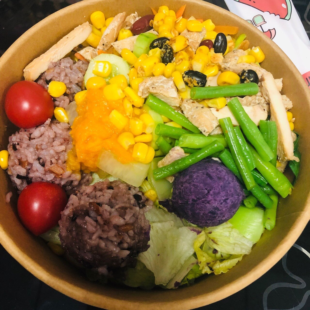 午餐:点的外卖减脂餐