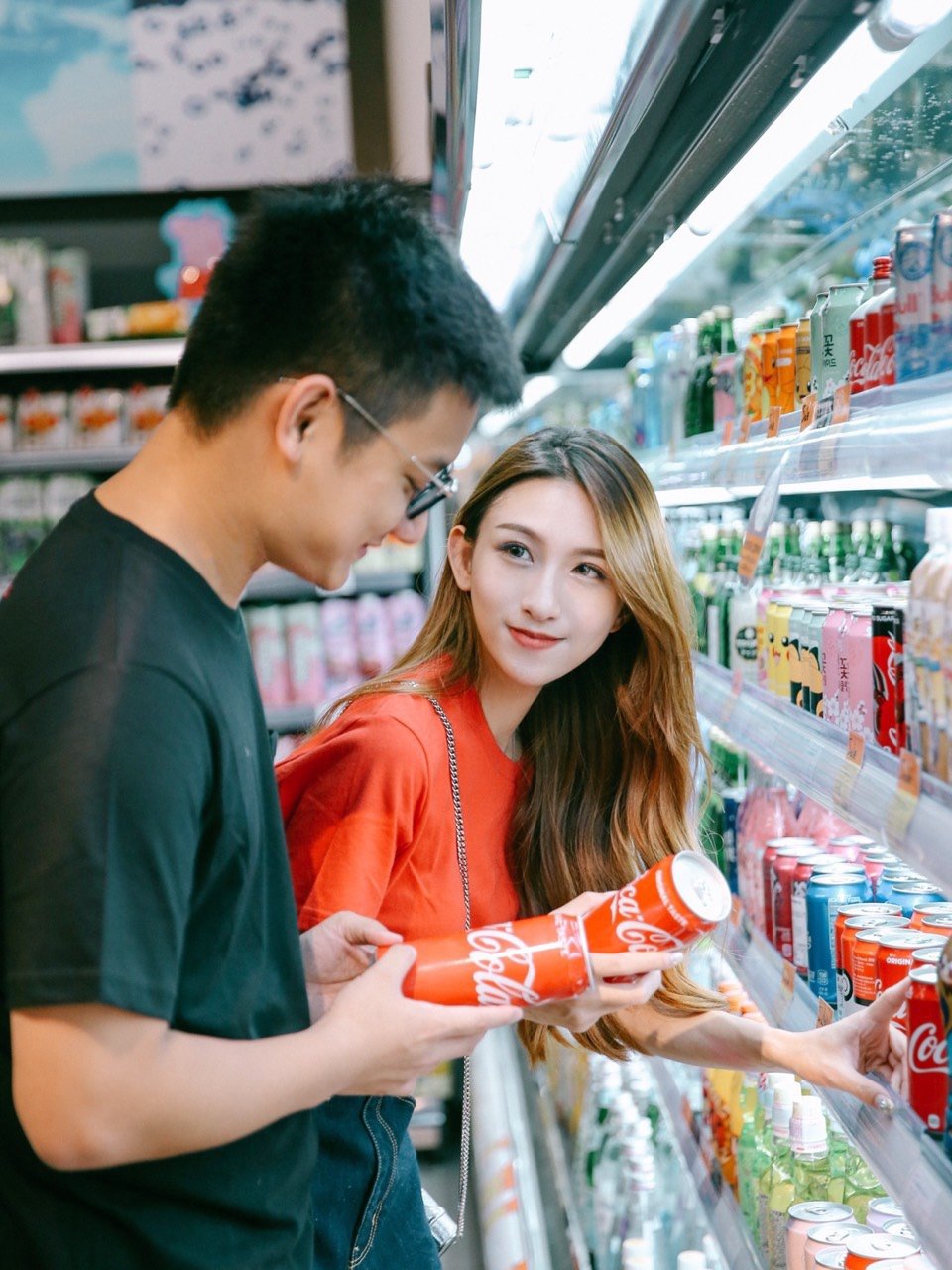 情侣逛超市日常 | 超市也能拍出网红ins风