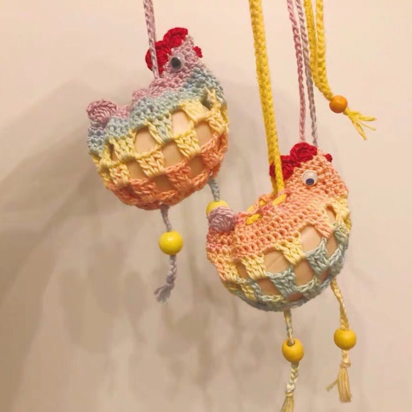 编织鸡蛋袋童年的回忆