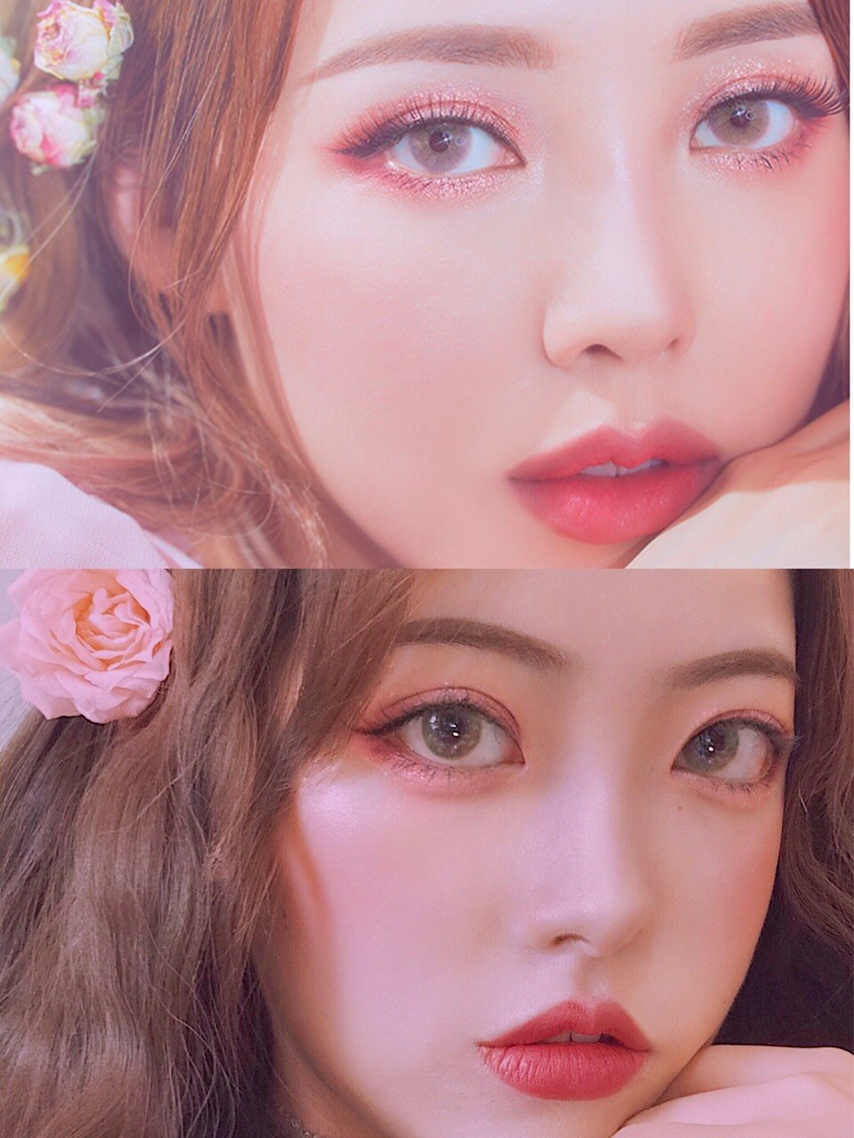pony大神仿妆 | 适合约会浓情温柔玫瑰妆