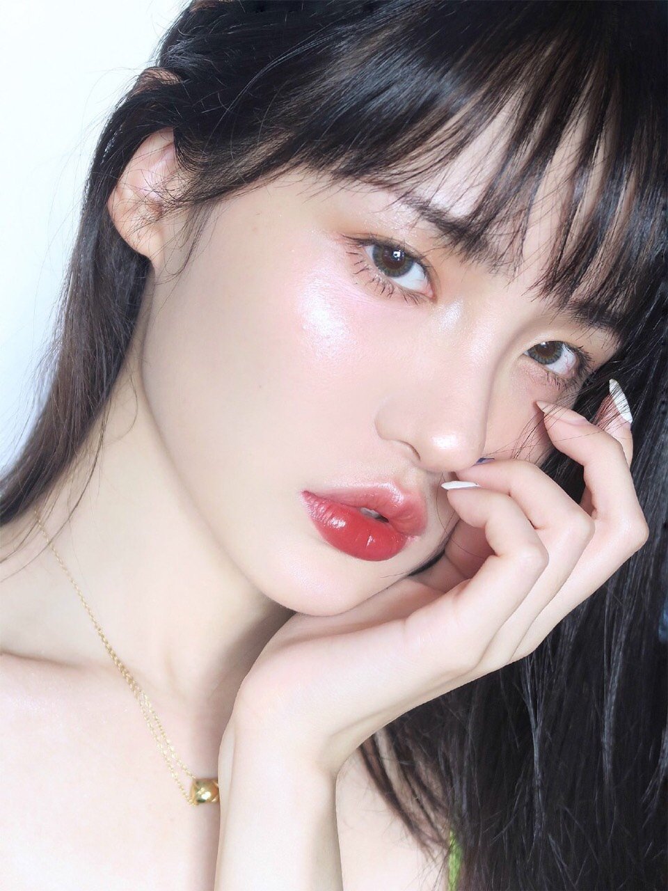 7399我喜欢的一个网红 特别好看 以前嘴巴唇型