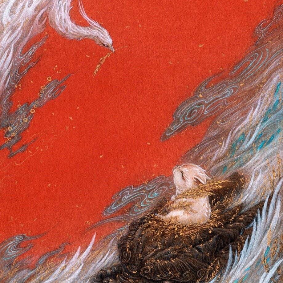 嗯很美的古风中国红