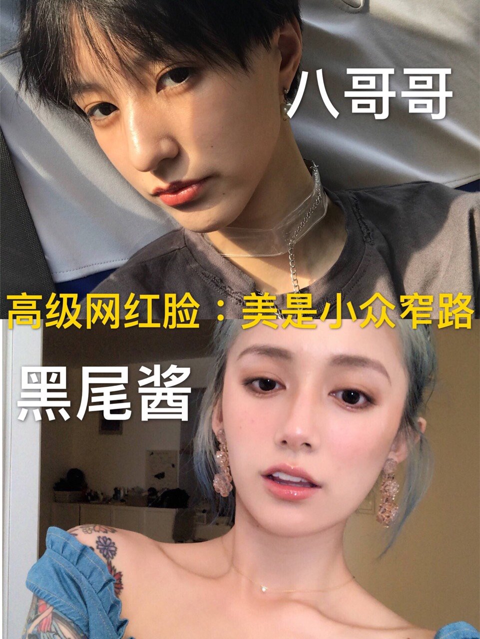 同样是网红,黑尾酱和八哥哥为什么美的高级让人惊艳