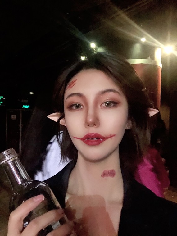 万圣节化妆pa
