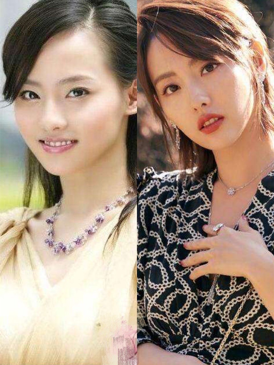 不仔细看真的没看出来原来张嘉倪这几处都动了