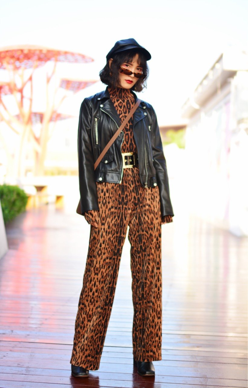 高美商穿搭||走在街头赚足回头率!高级的野性,豹纹_圈子-新氧美容整形