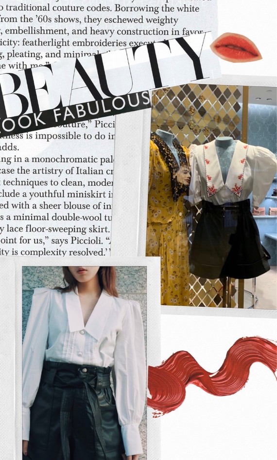 前几天天在miumiu橱窗看到这套衣服,意外发现跟_圈子-新氧美容整形