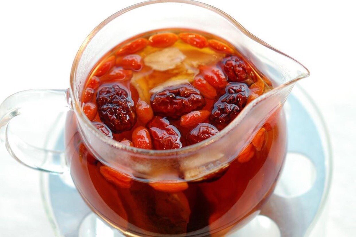 一杯热热的枸杞茶暖身又补生