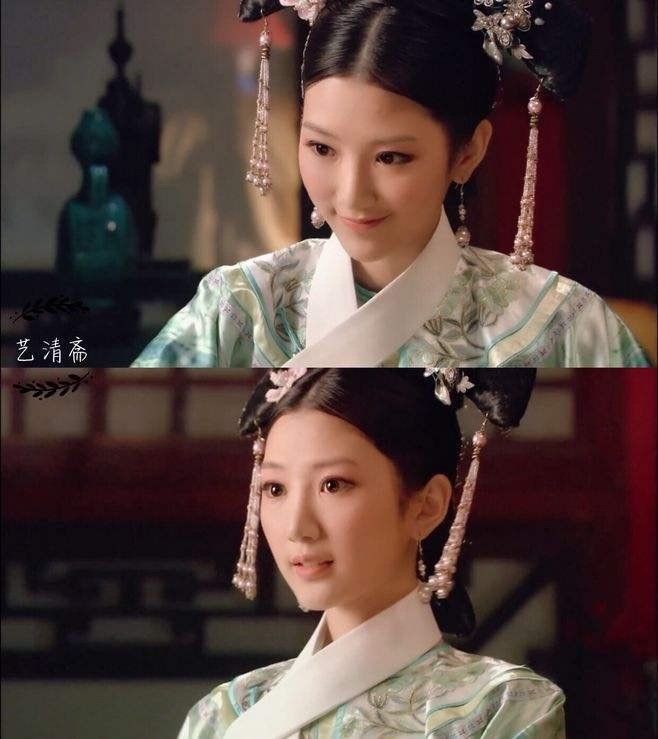 1毛晓彤 《甄嬛传》里的瑛贵人,原名叫做采苹,胧月公主笑称"这位姐姐