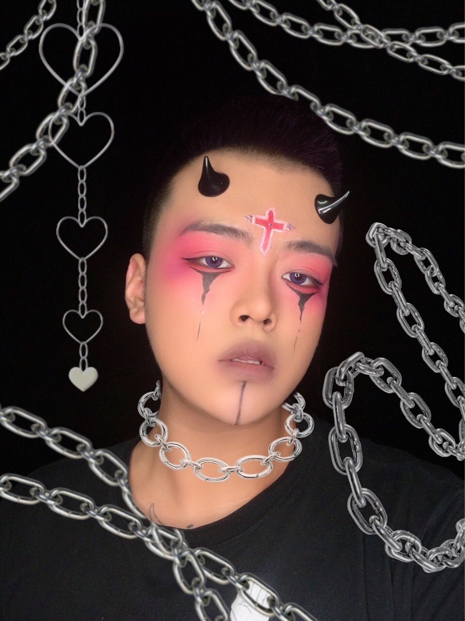 『病娇恶魔妆容|被束缚的地狱使者?』