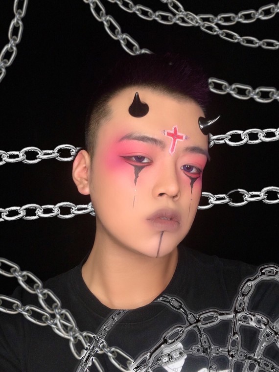 『病娇恶魔妆容91|被束缚的地狱使者?