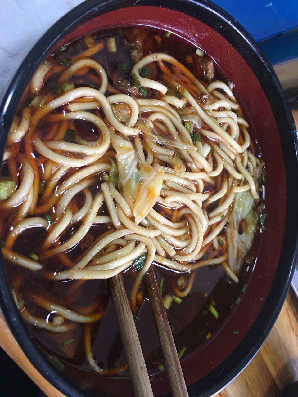 有名的肖家河板凳面来一碗