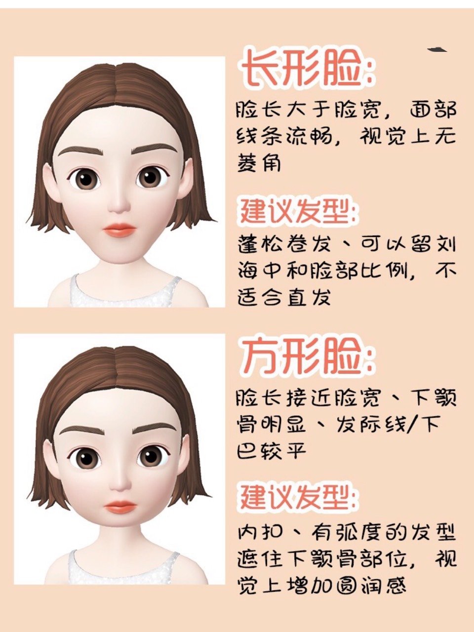 测出脸型i根据脸型选对发型78158715很多姐
