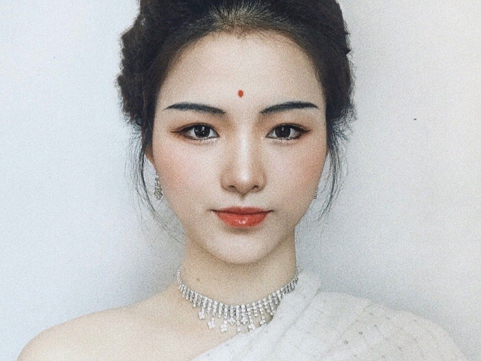 火遍全网的山楂啊梨妆容教程#拍了这个照片以后有的说_圈子-新氧美容