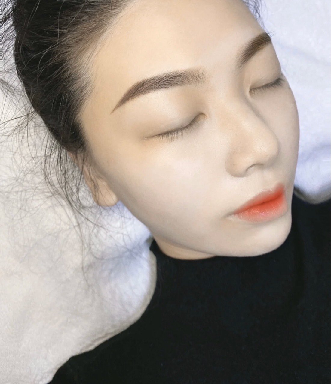 限半永久眉毛最大的特点是后期效果自然!打造零妆感的素颜美!