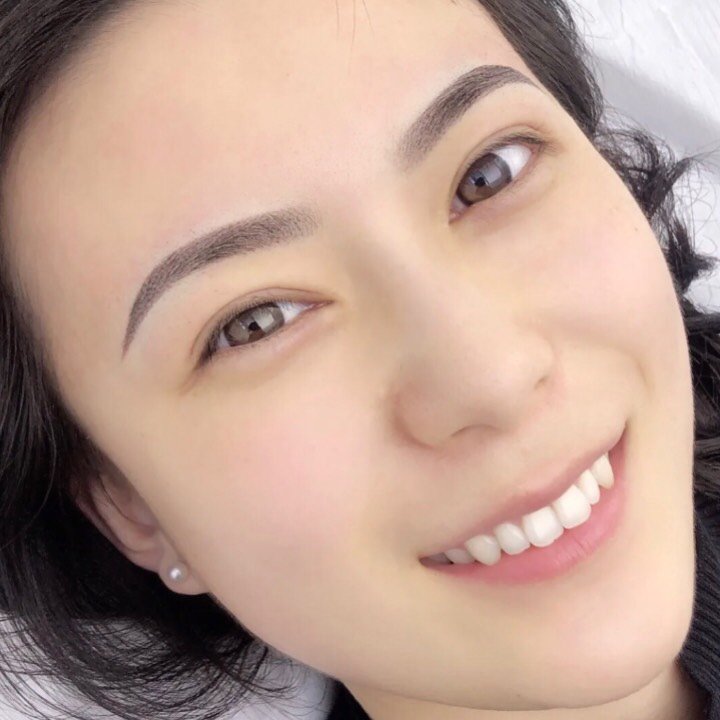 【半永久纹眉】韩式半永久纹眉3d粉雾眉 纯植物色乳/免费补色 立体