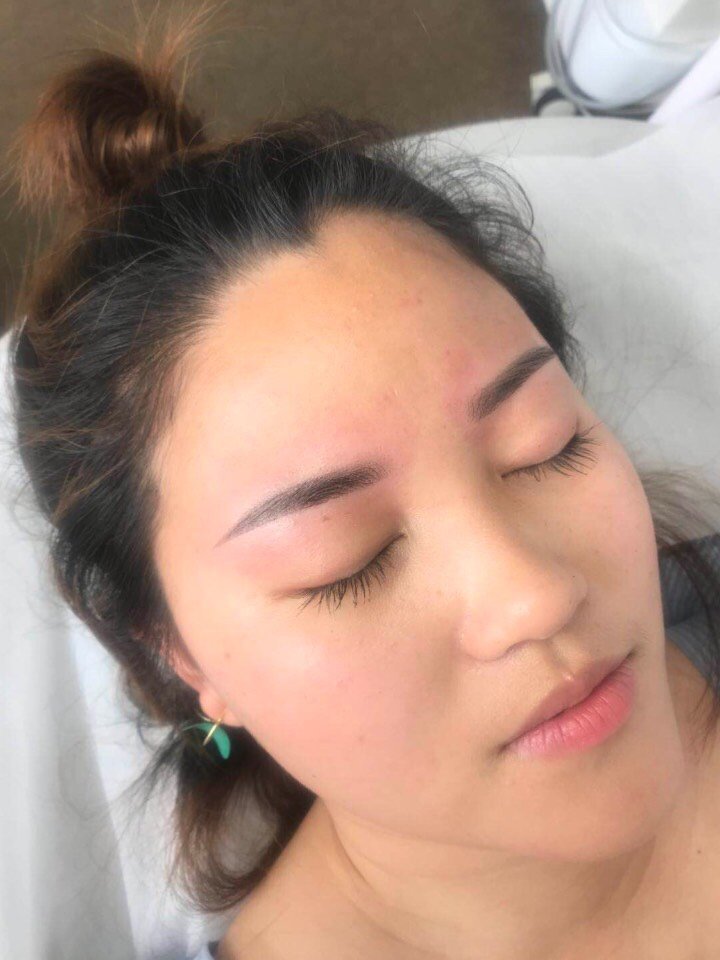 纹眉后的那几天,你将经历眉毛颜色变浓-脱痂-获得想_圈子-新氧美容