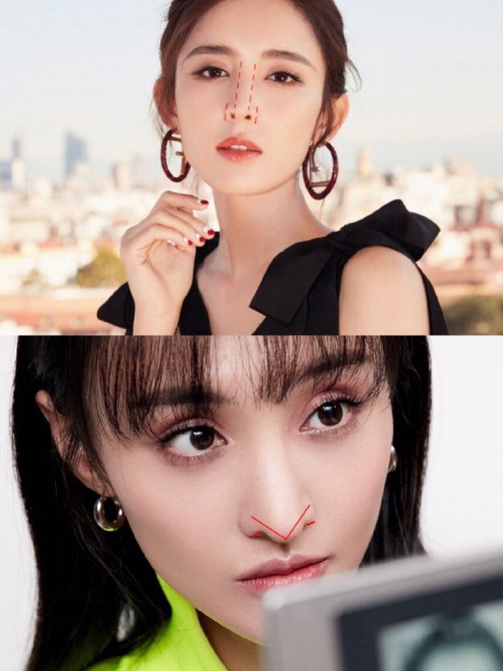 🔥金晨的鼻子在娱乐圈来说算做的不错的,鼻头鼻翼精致_圈子-新氧美