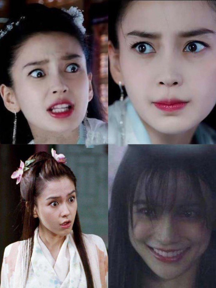 angelababy为何动态表情经常崩坏?