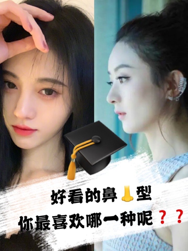 四种鼻型代表,你们更喜欢哪一种呢?