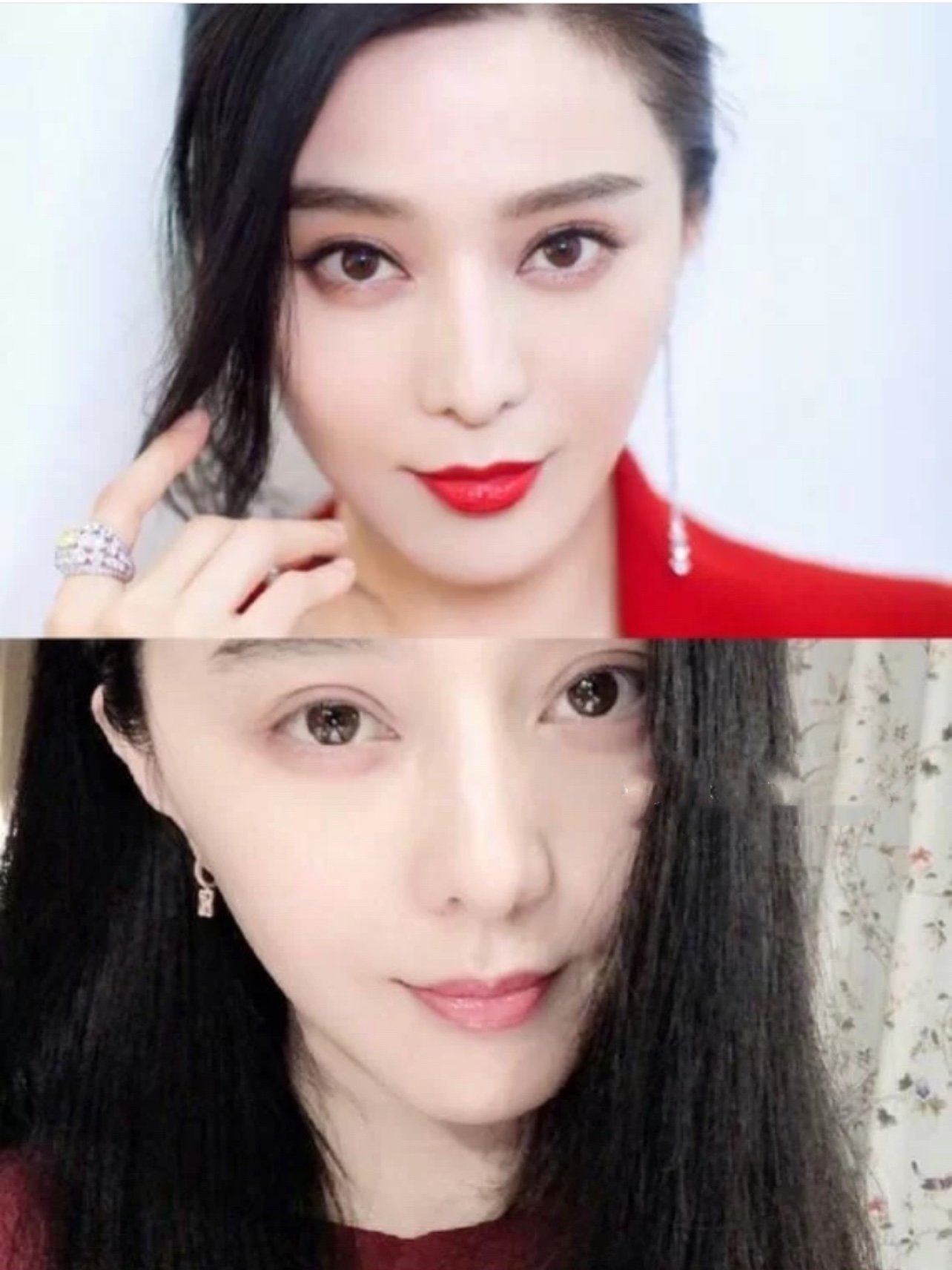 范冰冰范爷一直走的是美艳路线,这双"狐狸"大眼更是增色不少,平行宽式