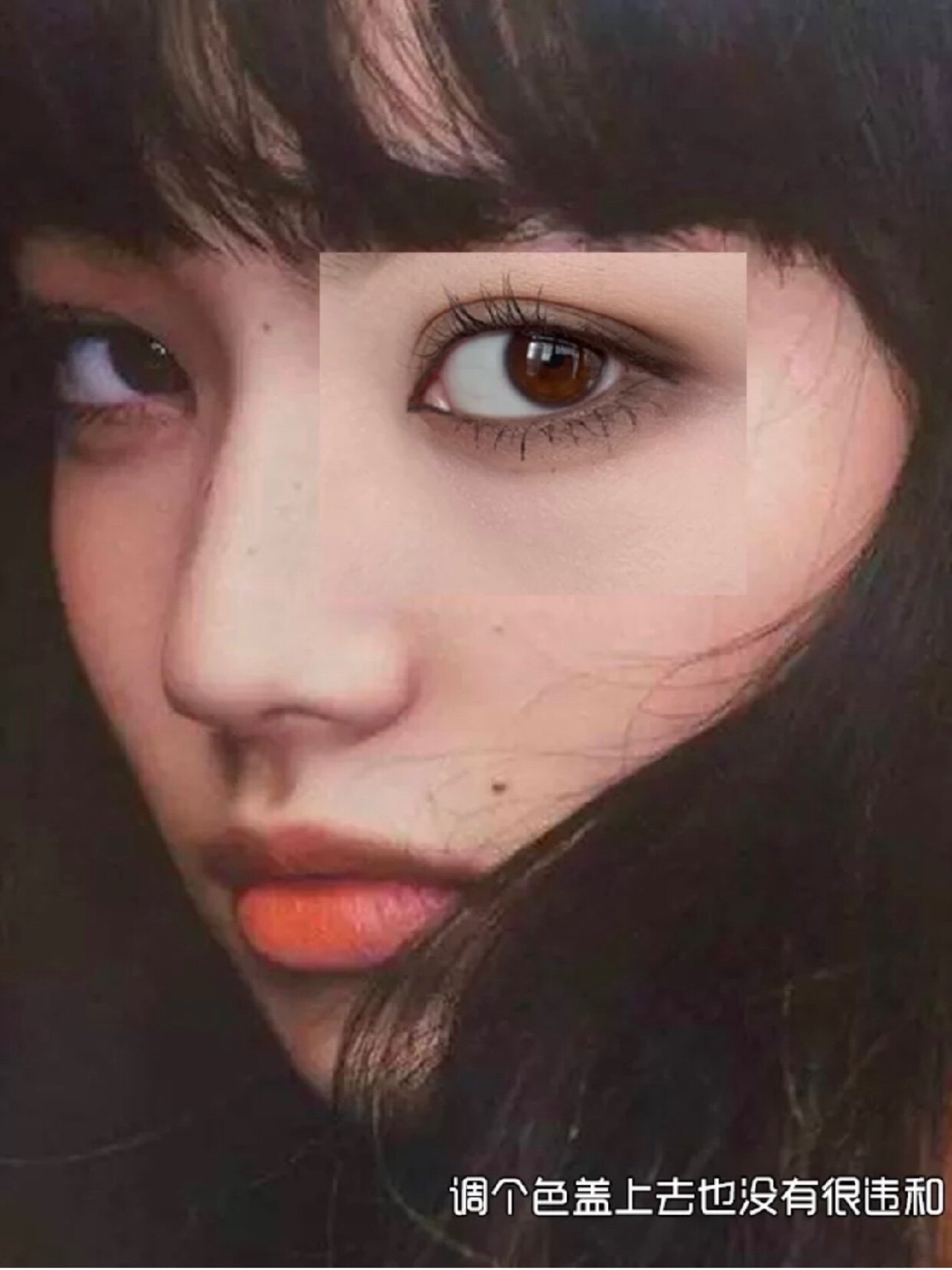 小松菜奈仿妆!日系厌世眼妆教程混血烟熏感