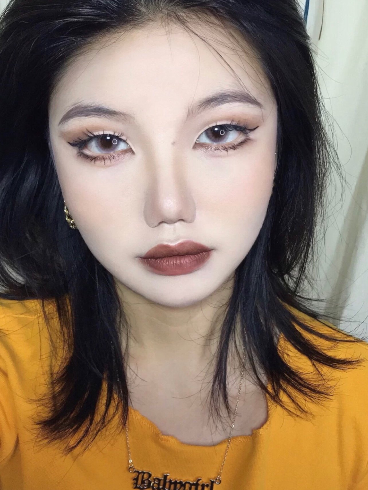 单眼皮欧美妆|2个颜色打造消肿半截式眼妆