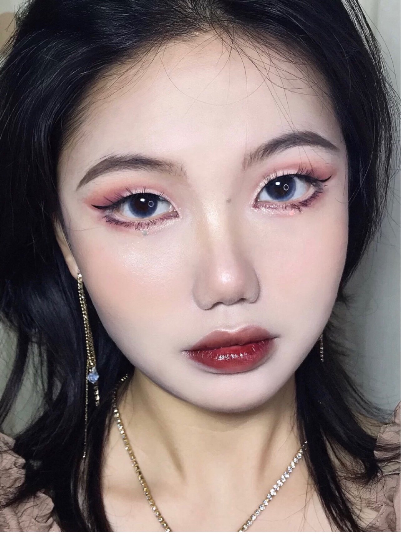 单眼皮欧美妆|直男心动的放大眼妆教程