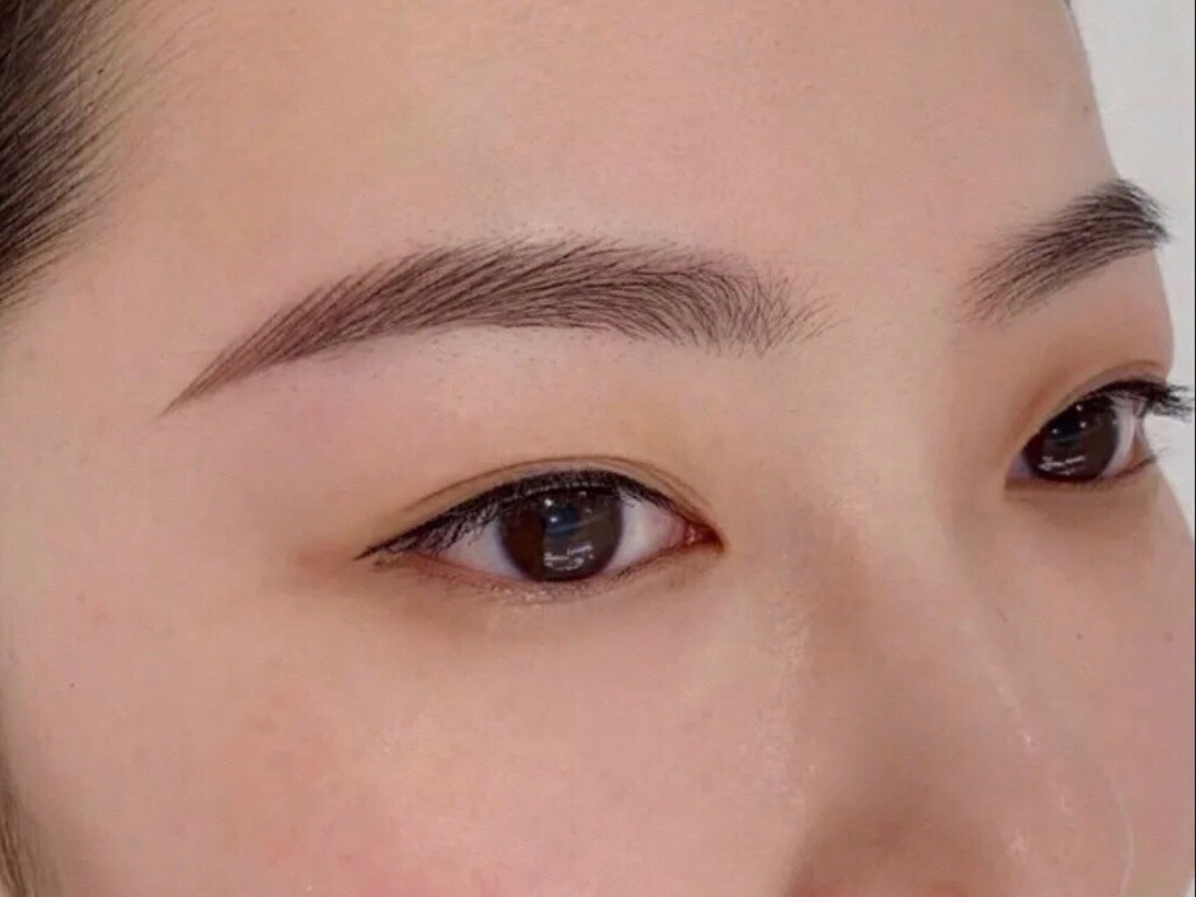 半永久纹眉总监高端定制自然野生眉精雕丝羽眉根根分明立体精致