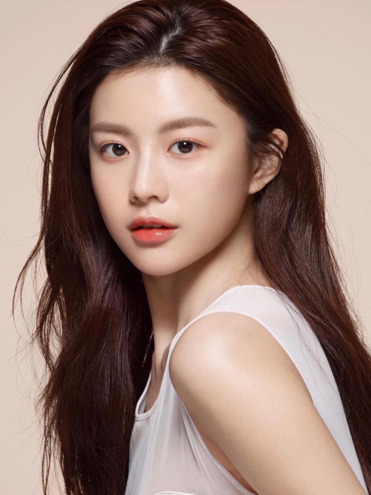 韩国美女脸部图片