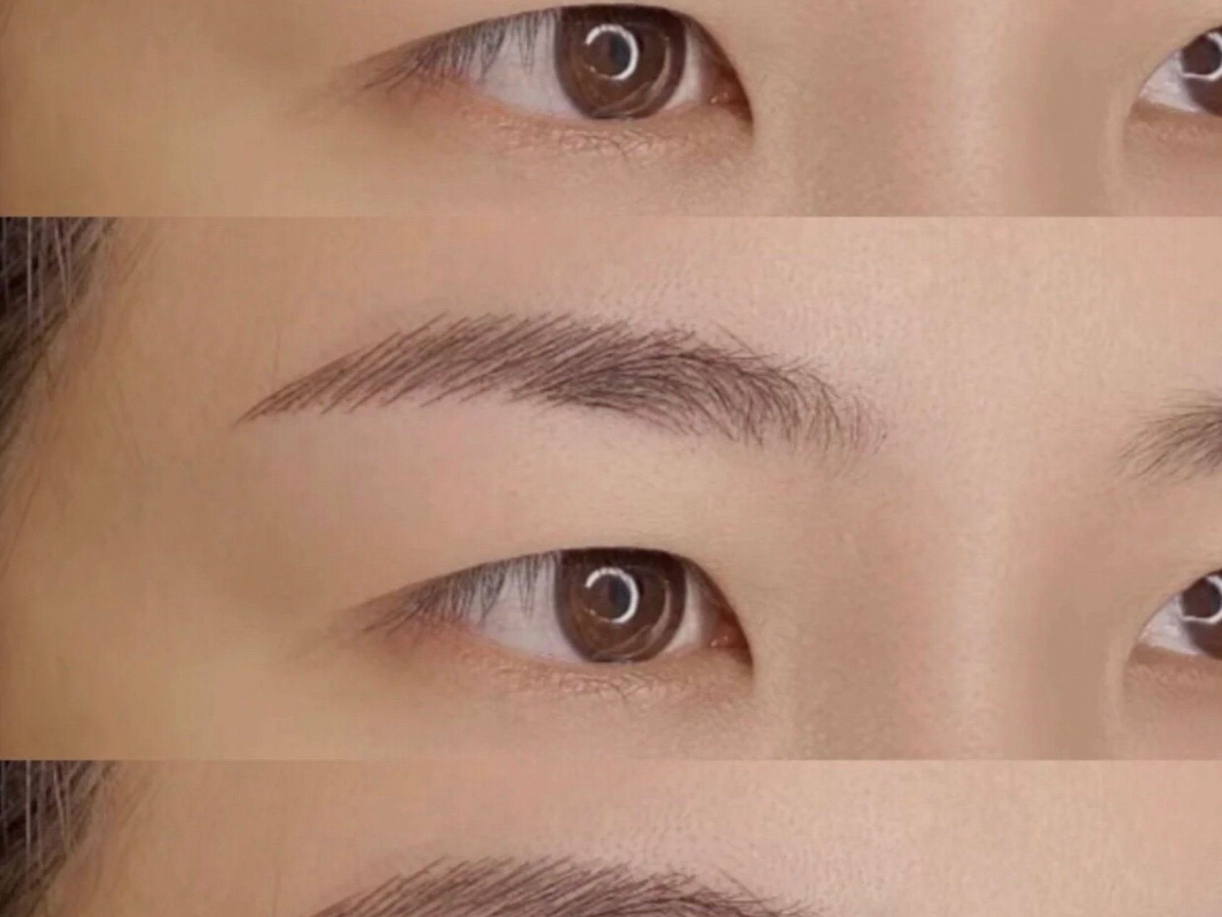 今天告别我的半截眉啦!