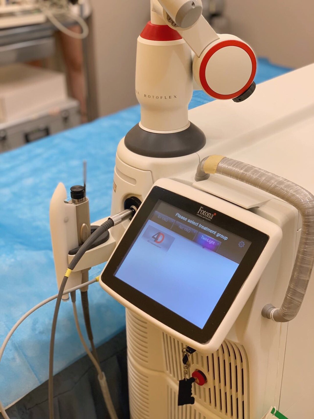 激光紧肤fotona4dpro欧洲之星全模式面部扫码验真