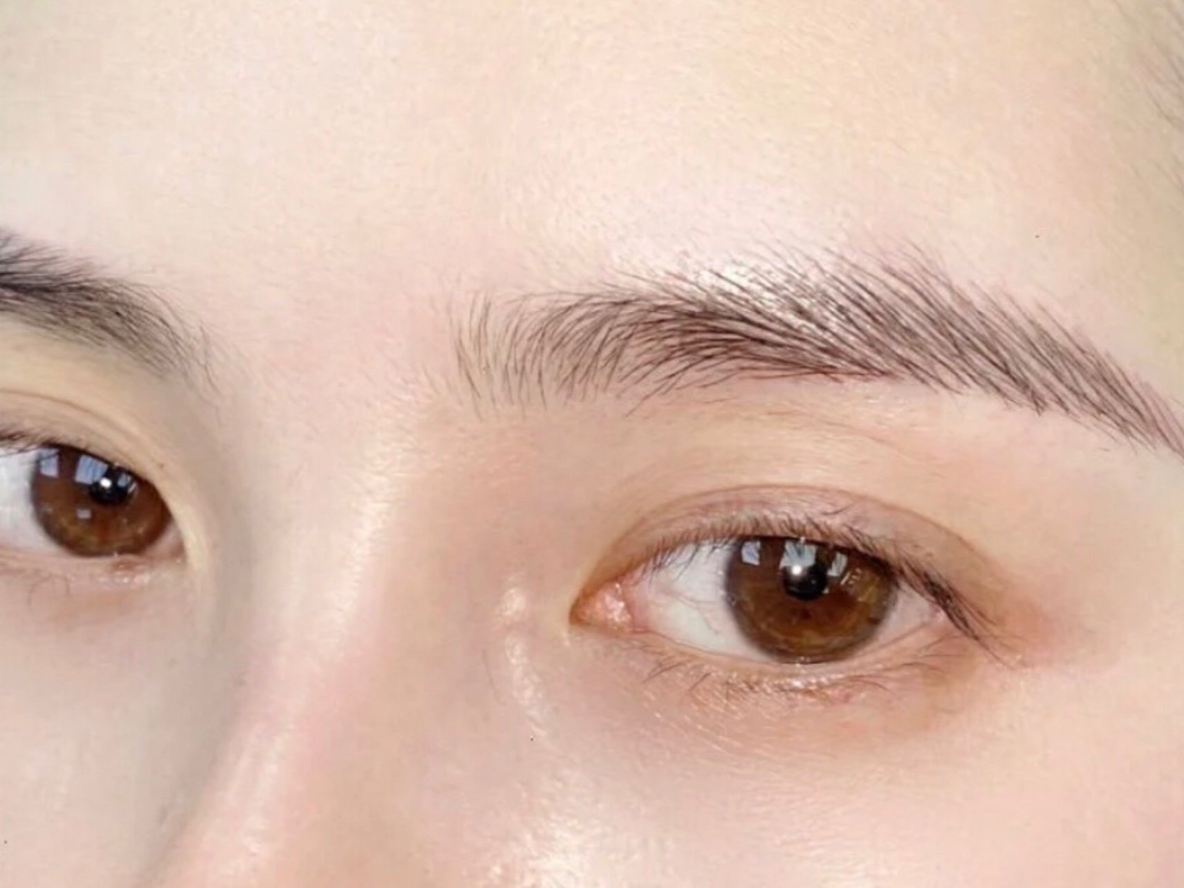 超级喜欢这次纹的眉毛,我做的精雕丝羽眉.