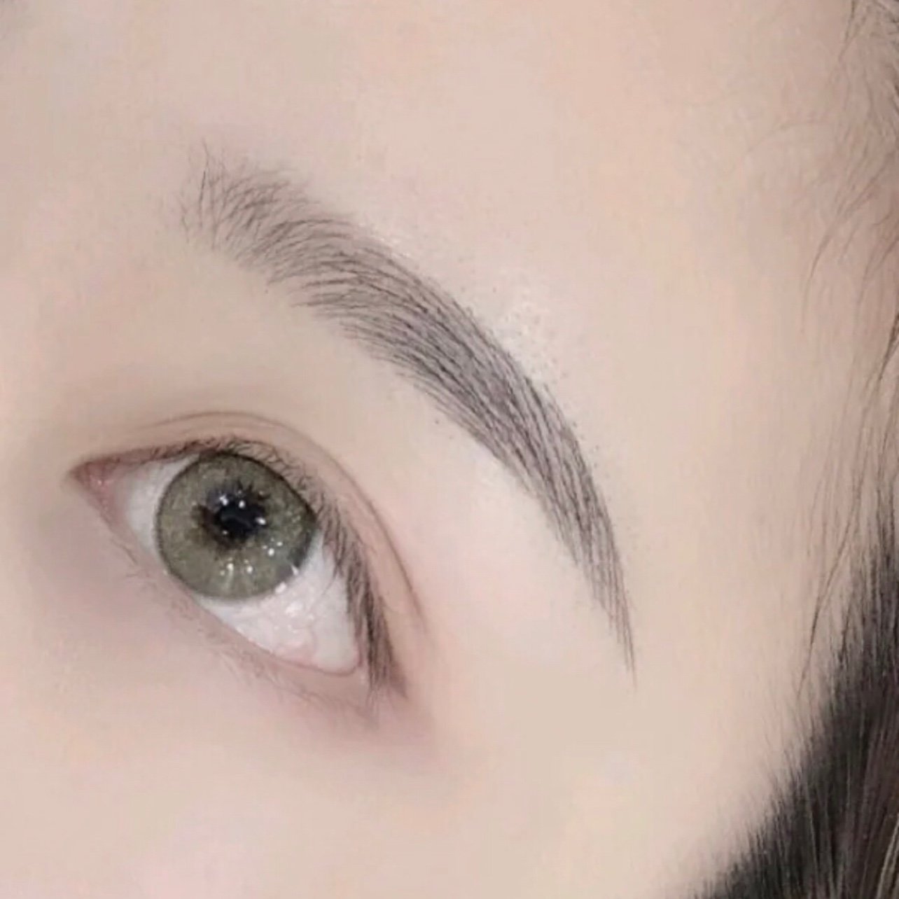 眉毛纹完觉得很好看自然,很有型有线条,平时化妆眉毛_圈子-新氧美容